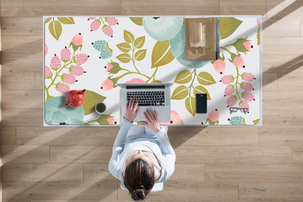 Bureau onderlegger Lente bloemen