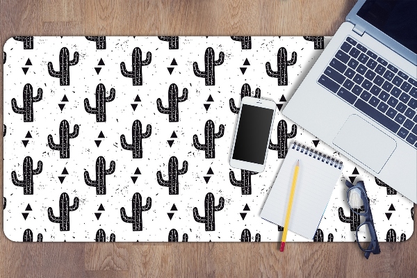 Bureau onderlegger Black cacti