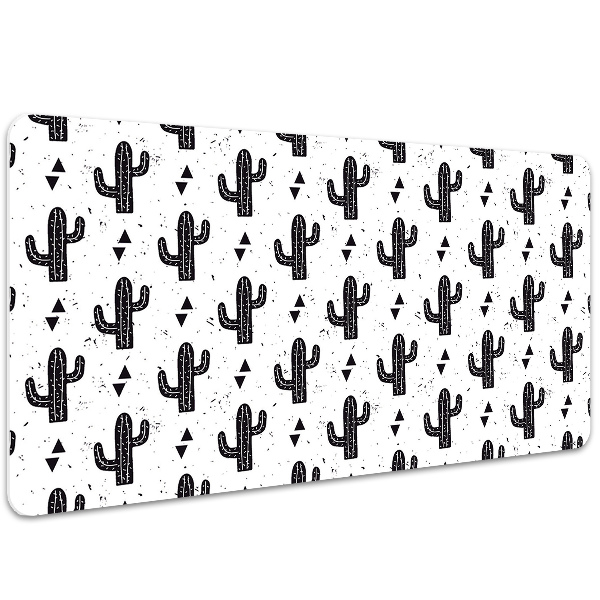 Bureau onderlegger Black cacti
