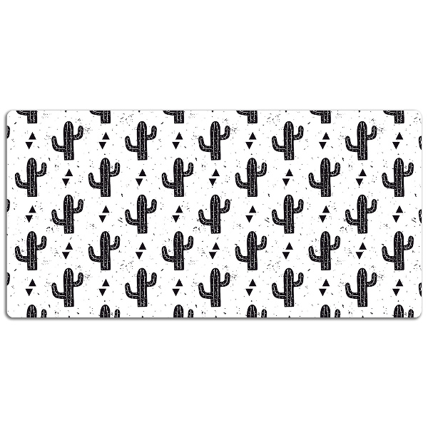 Bureau onderlegger Black cacti