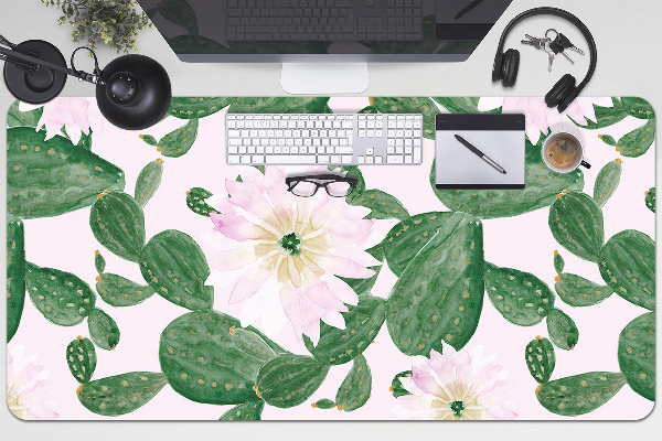 Bureau onderlegger Bloeiende cactussen