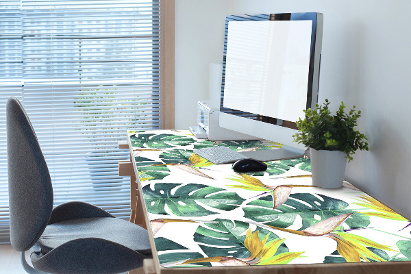 Bureau mat Exotische bladeren