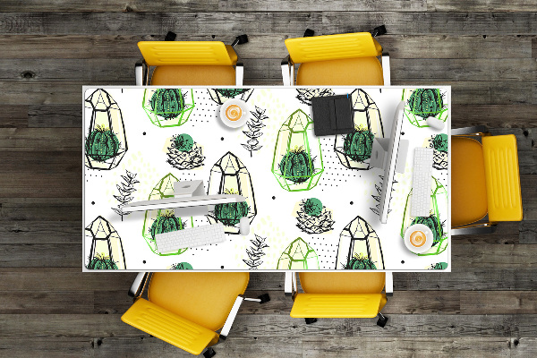 Bureau mat Cacti in de knobbels