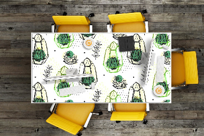 Bureau mat Cacti in de knobbels