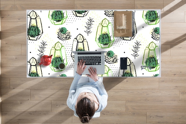 Bureau mat Cacti in de knobbels
