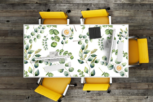 Bureau onderlegger Bloemen eucalyptus