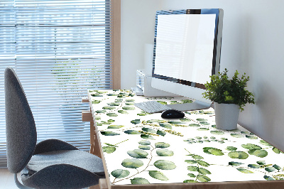 Bureau onderlegger Bloemen eucalyptus