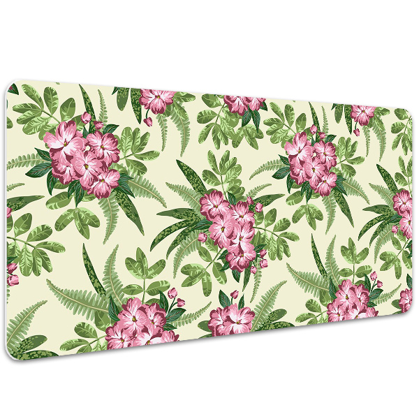 Bureau onderlegger Tropische bloemen