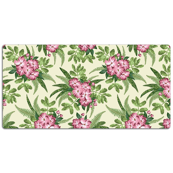 Bureau onderlegger Tropische bloemen
