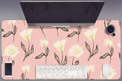 Bureau onderlegger Delicate bloemen