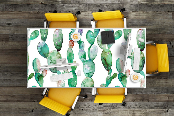 Bureau onderlegger Aquarelcacti