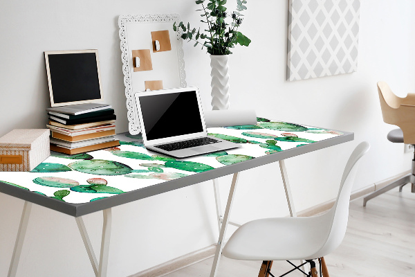 Bureau onderlegger Aquarelcacti
