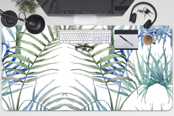 Bureau mat Tropische bladeren