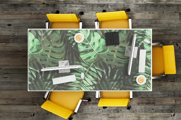 Bureau onderlegger Tropisch monster