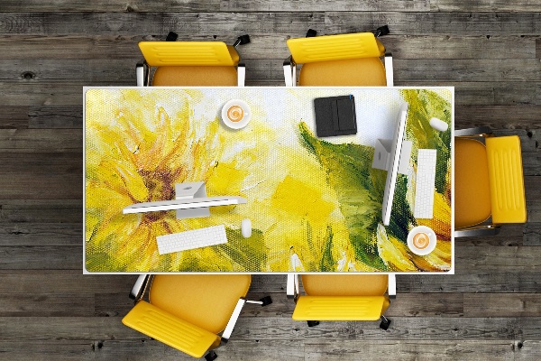 Bureau mat Zonnebloemen