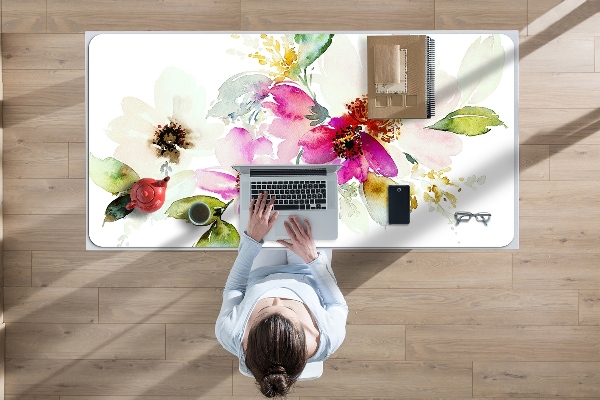 Bureau mat Boeket bloemen