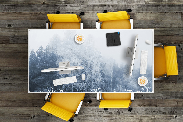 Bureau mat Winterbomen