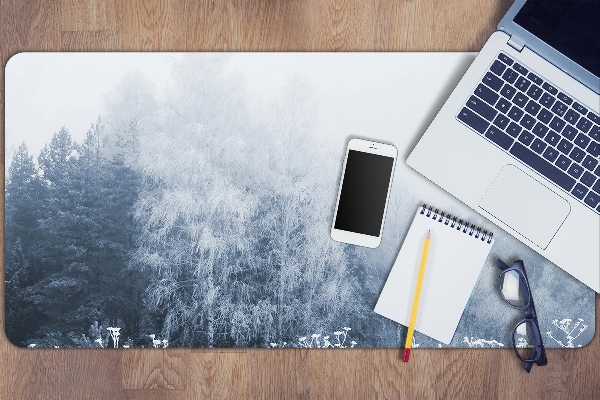Bureau mat Winterbomen