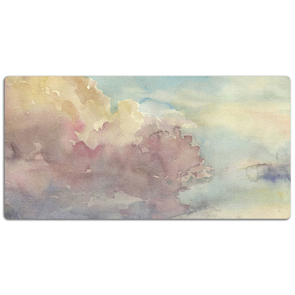 Bureau onderlegger Bewolkte lucht