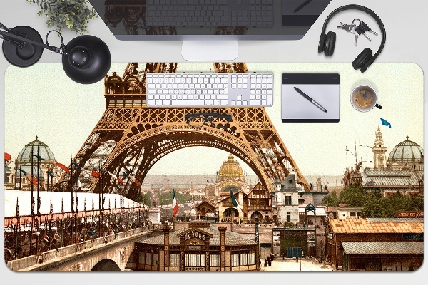Bureau onderlegger Eiffel retro toren