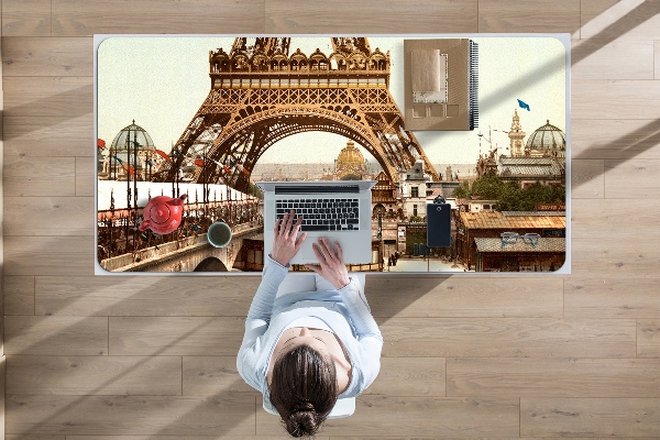 Bureau onderlegger Eiffel retro toren