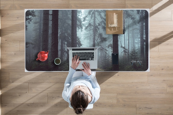Bureau onderlegger Mistig bos