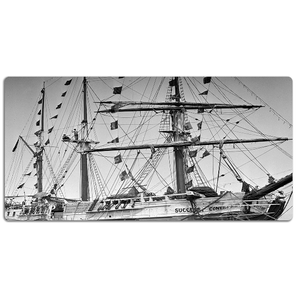 Bureau onderlegger Vintage schip