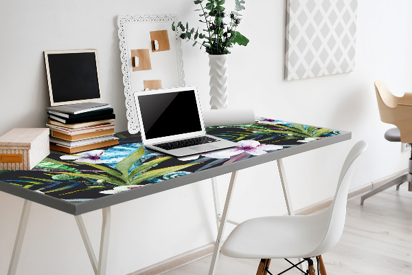 Bureau onderlegger Blauwe kameleon