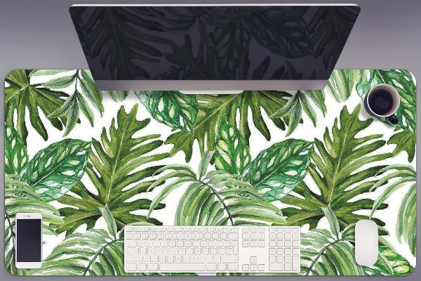 Bureau mat Tropische bladeren