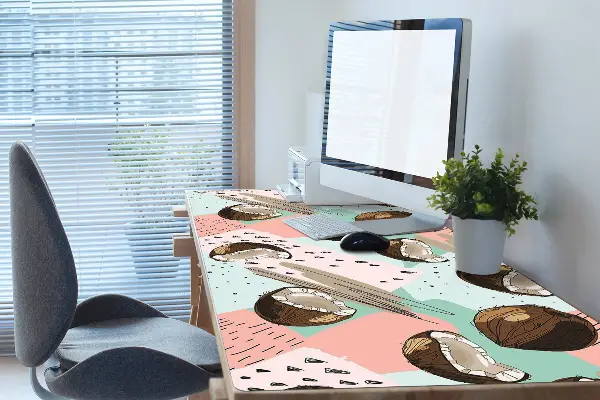 Bureau onderlegger Kokosnoot