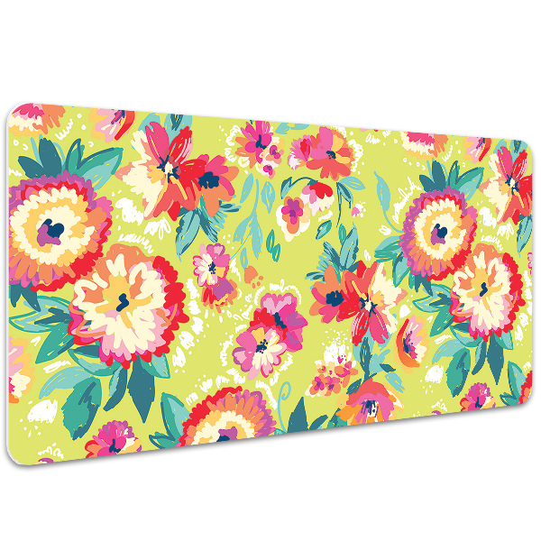 Bureau mat Bloementuin