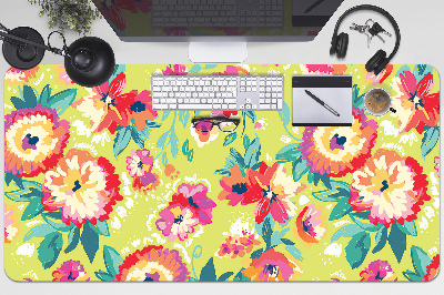 Bureau mat Bloementuin