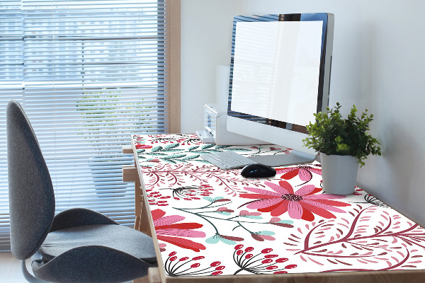 Bureau onderlegger Bloemenpatroon