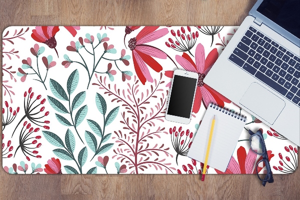 Bureau onderlegger Bloemenpatroon