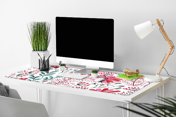 Bureau onderlegger Bloemenpatroon