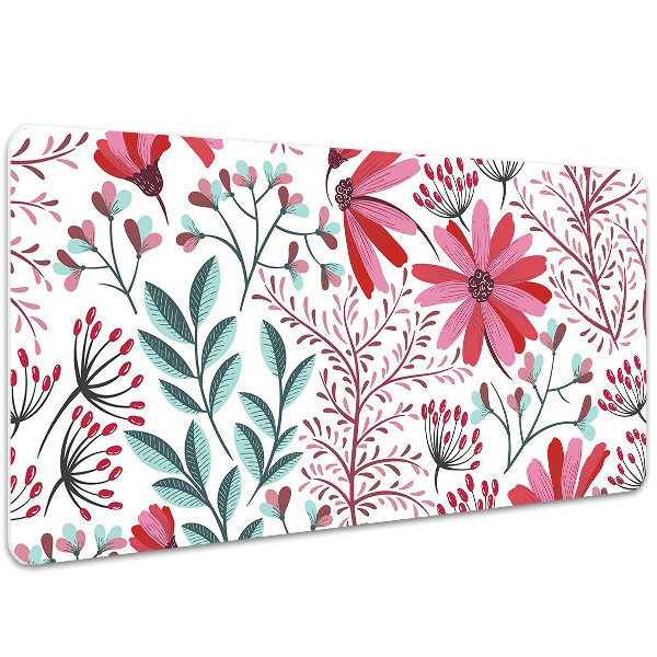 Bureau onderlegger Bloemenpatroon