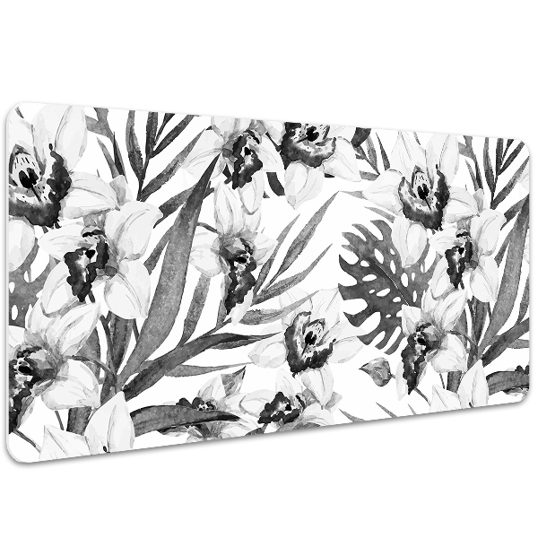 Onderlegger bureau Bladeren en bloemen