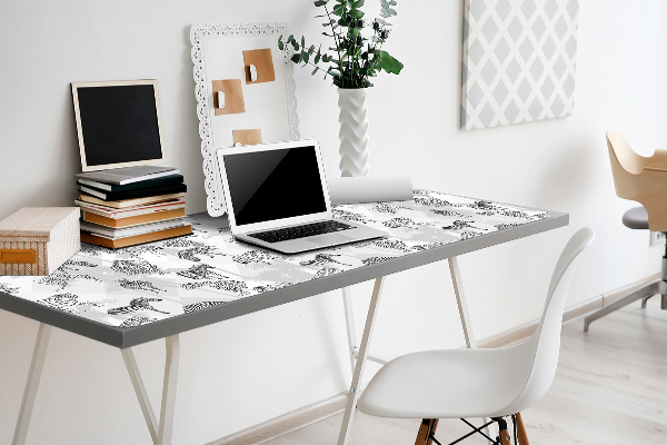 Onderlegger bureau Tijgers en zebra's