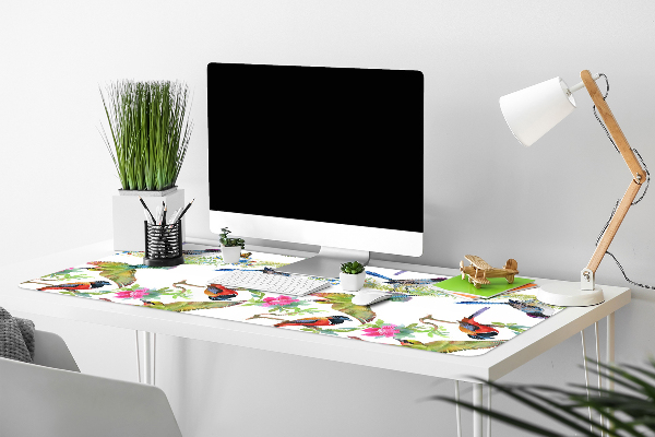 Bureau onderlegger Kleurrijke vogels