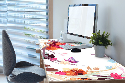 Bureau onderlegger Vogels op de tak