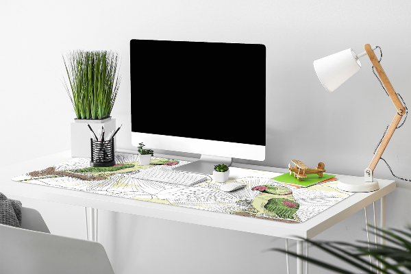 Bureaumat Groene papegaaien