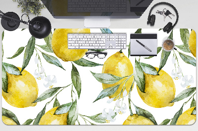 Onderlegger bureau Geschilderde citroenen
