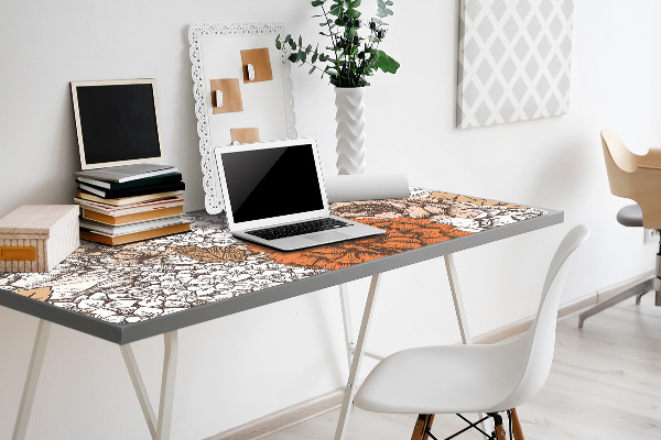 Bureau onderlegger Oranje rozen