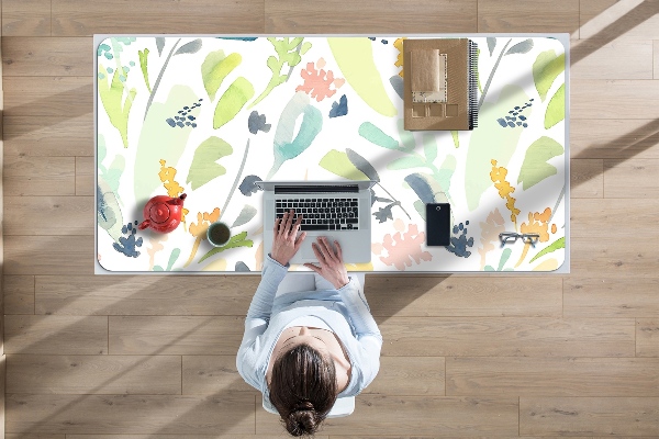 Bureau onderlegger Bloemen