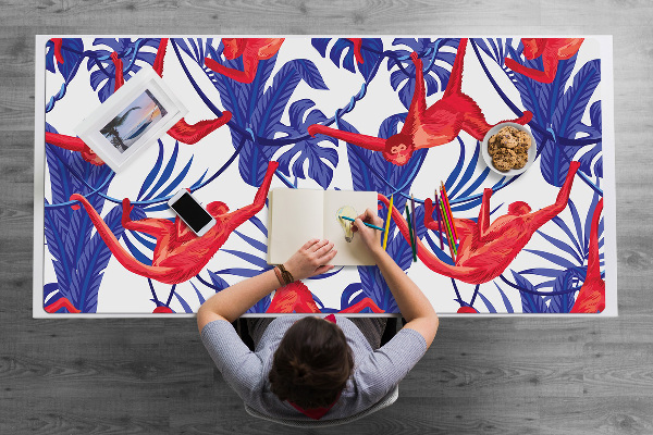 Bureau onderlegger Apen abstractie