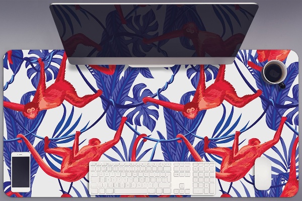 Bureau onderlegger Apen abstractie