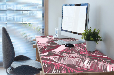 Bureau onderlegger Roze palm