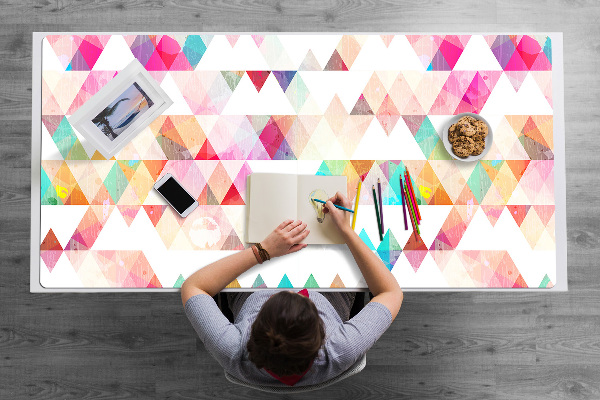 Bureau onderlegger Regenbooggeometrie