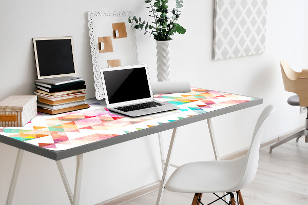 Bureau onderlegger Regenbooggeometrie