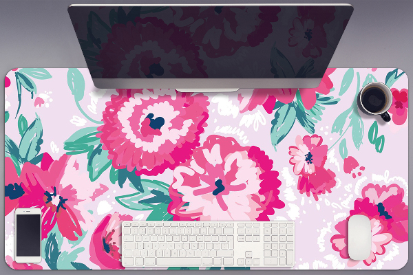 Bureau onderlegger Bloemen